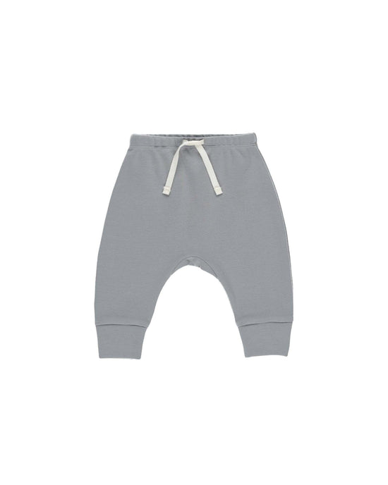 Little quincy mae baby drawstring pant in blue