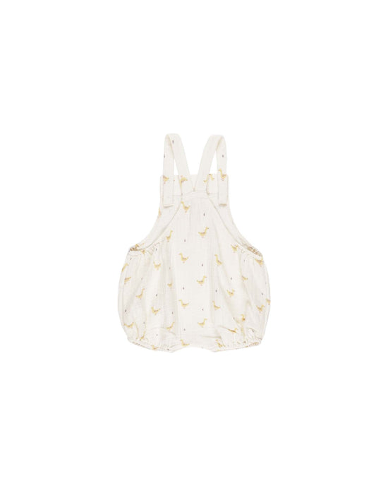 Little quincy mae baby hayes romper in geese