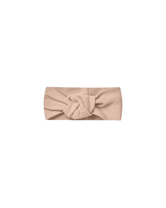 Little quincy mae baby knotted headband in blush