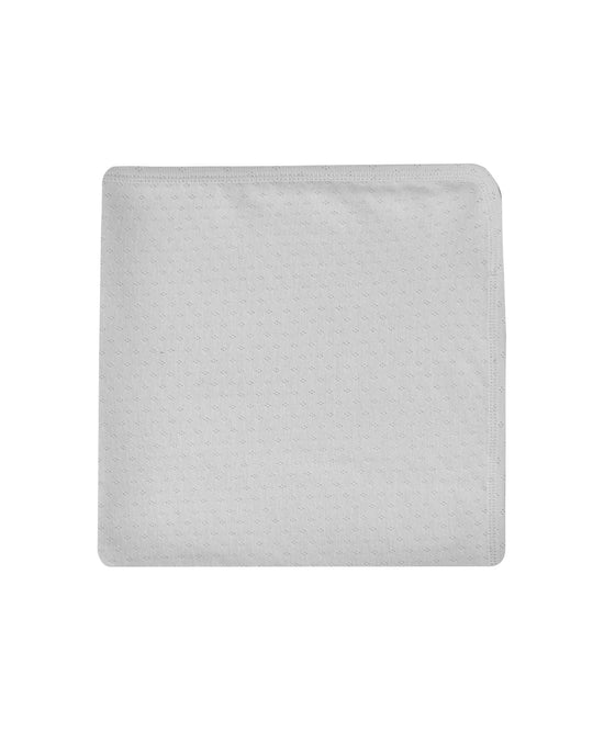 Little quincy mae accessories pointelle baby blanket in cloud