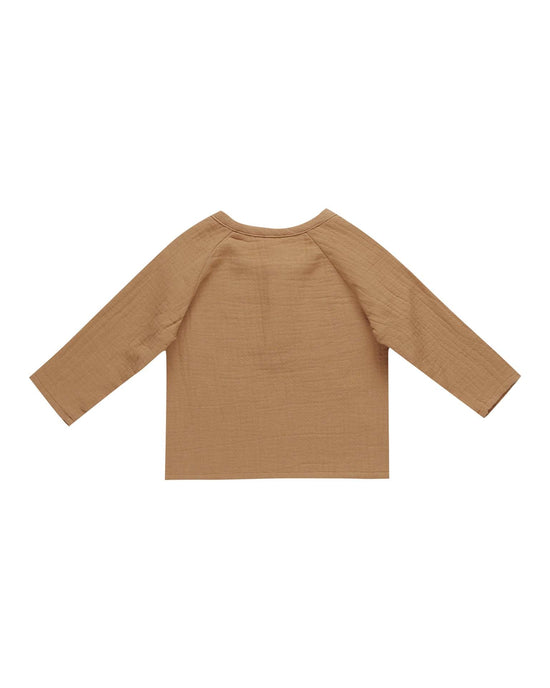 Little quincy mae baby zion shirt in golden