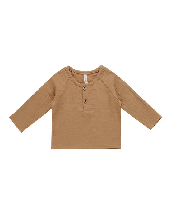 Little quincy mae baby zion shirt in golden