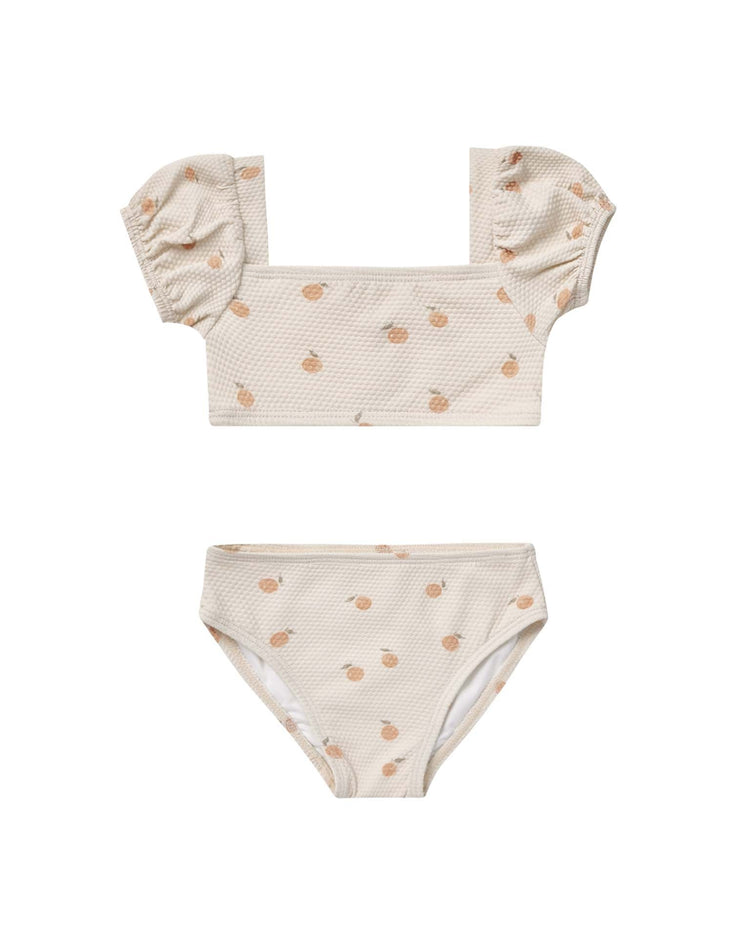 Little quincy mae baby zippy two-piece in oranges
