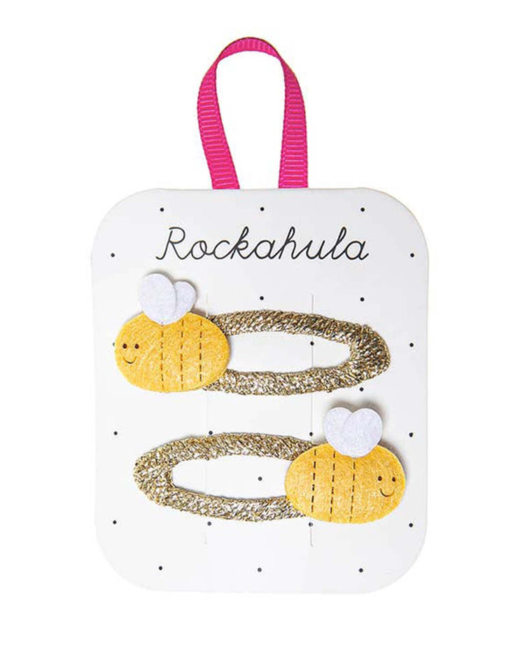 Little rockahula kids accessories buzzy bee clips