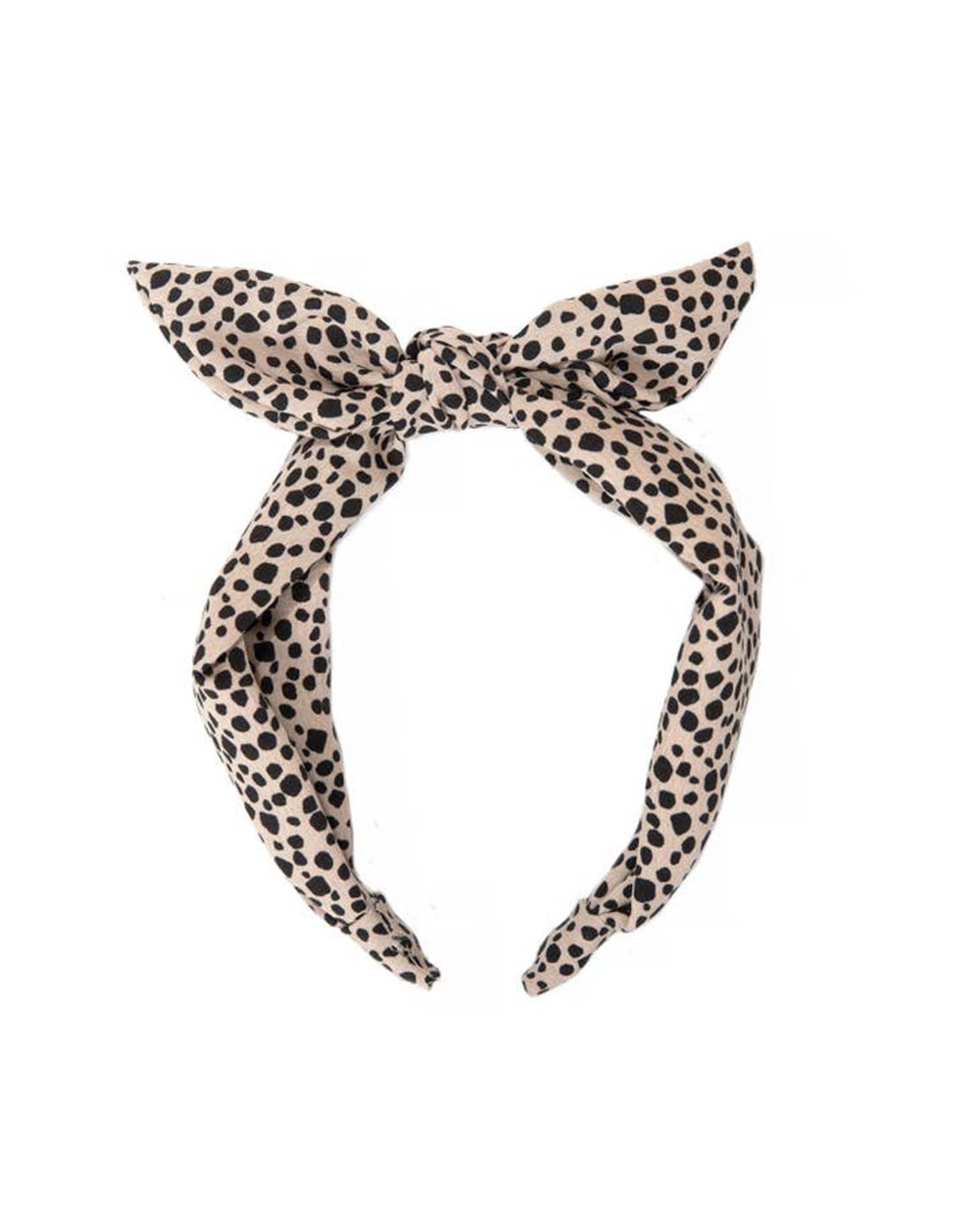 Little rockahula kids accessories leopard love tie headband