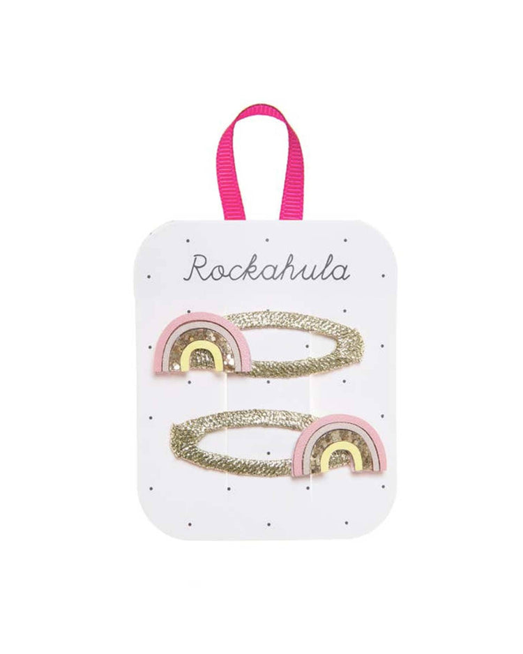 Little rockahula kids accessories magical rainbow clips