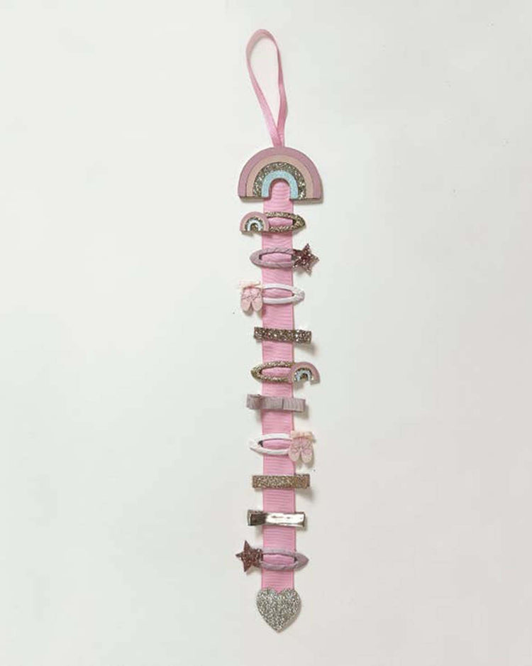 Little rockahula kids accessories shimmer rainbow clip hanger