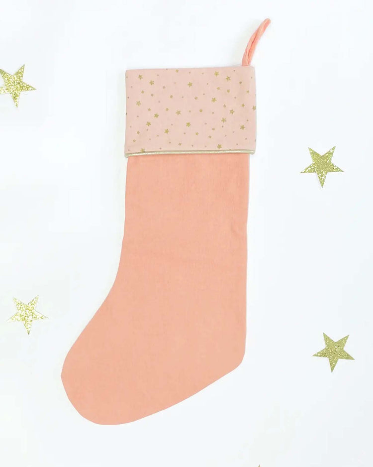 Little rockahula kids accessories starry christmas stocking in coral