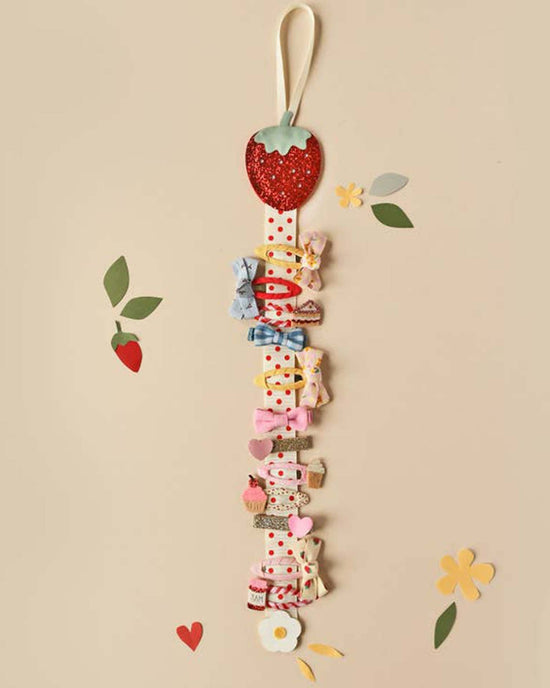 Little rockahula kids accessories strawberry clip hanger