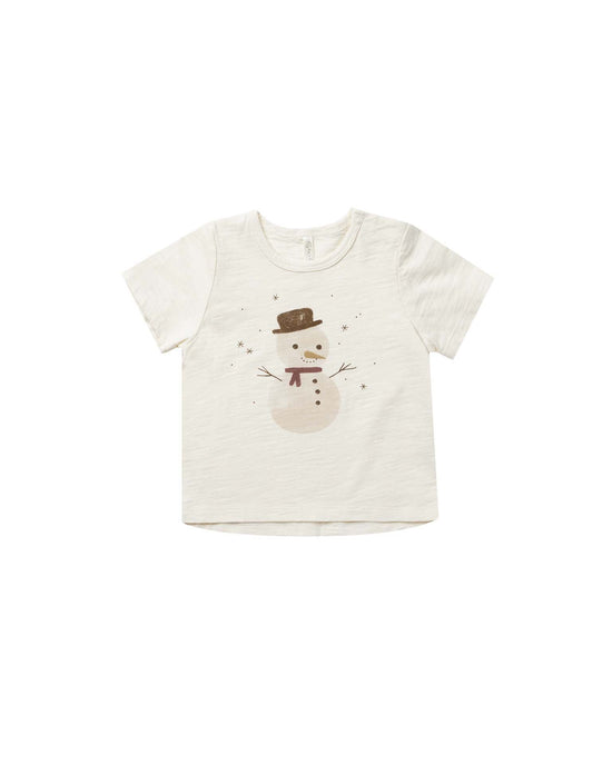 Little rylee + cru KIDS basic tee in snowman