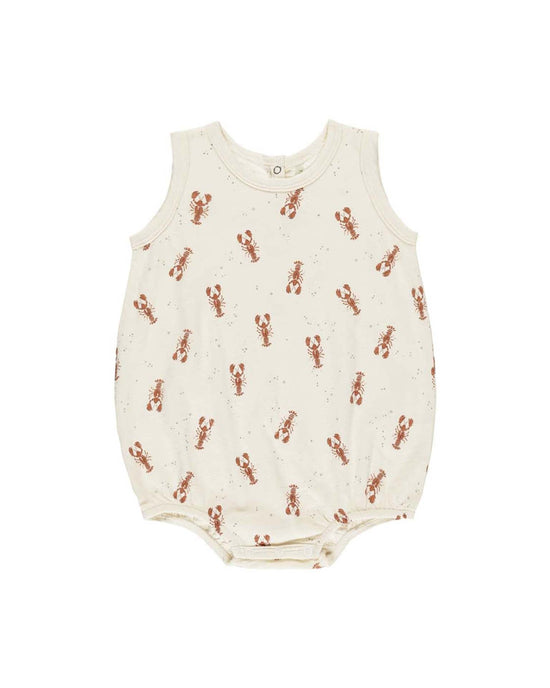 Little rylee + cru baby bubble onesie in lobsters