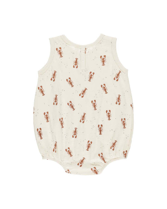 Little rylee + cru baby bubble onesie in lobsters