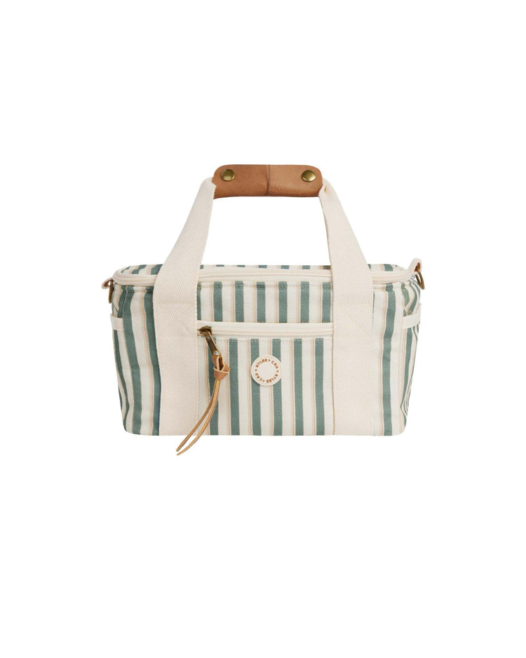 Little rylee + cru accessories cooler bag in aqua stripe
