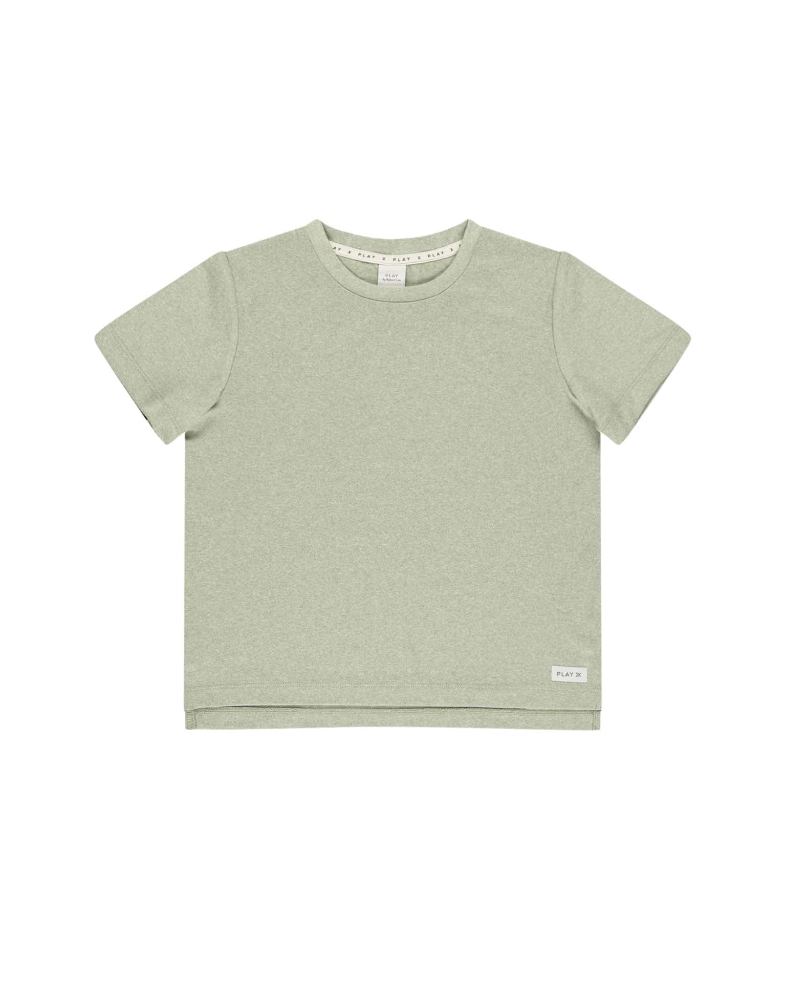 Rylee and Cru Cove Essential Tee - Heathered Sage Rylee and Cru Cove Essential Tee - Heathered Sage