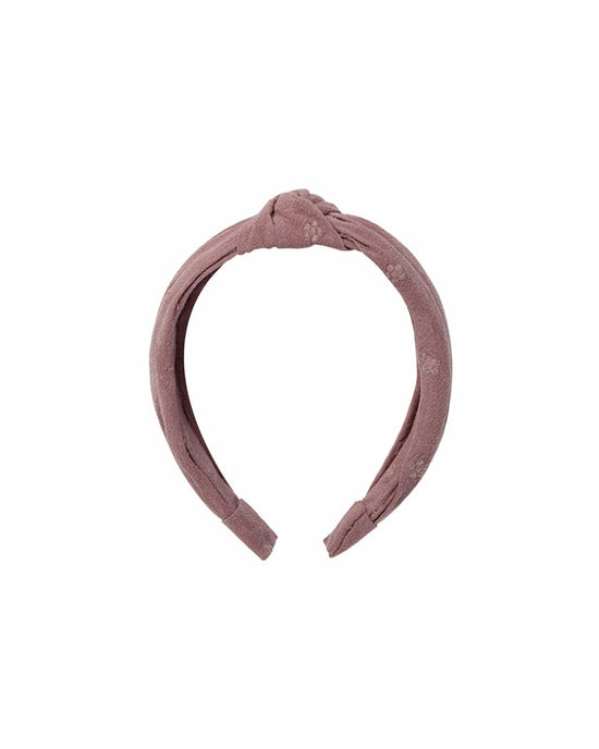 Little rylee + cru accessories knotted headband in mulberry daisy