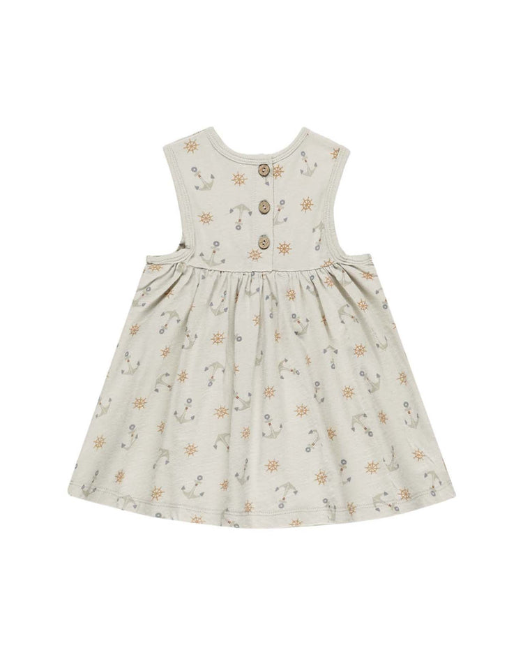 Little rylee + cru baby layla dress in anchors