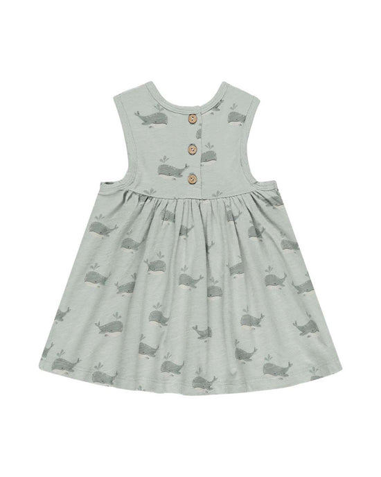 Little rylee + cru baby layla dress in whales