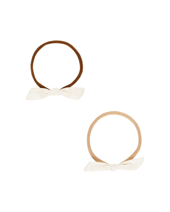Little rylee + cru accessories little knots headband in ivory