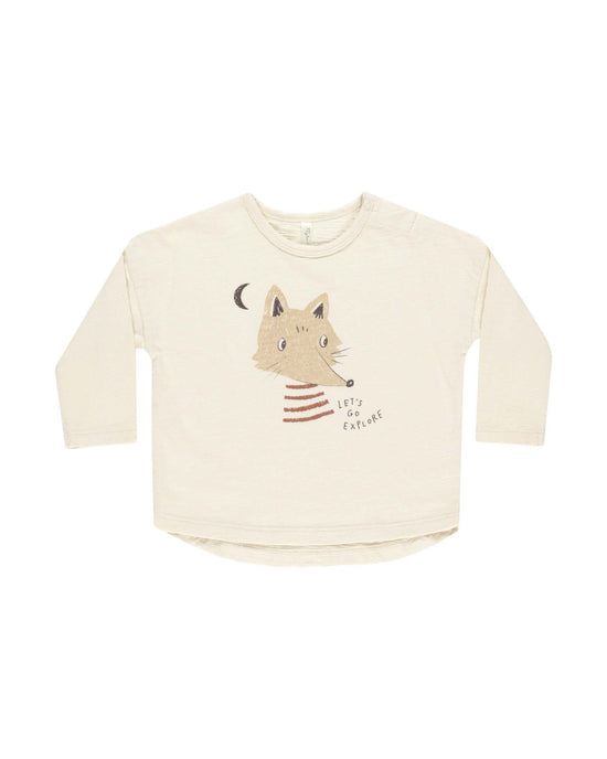 Little rylee + cru kids long sleeve tee in coyote