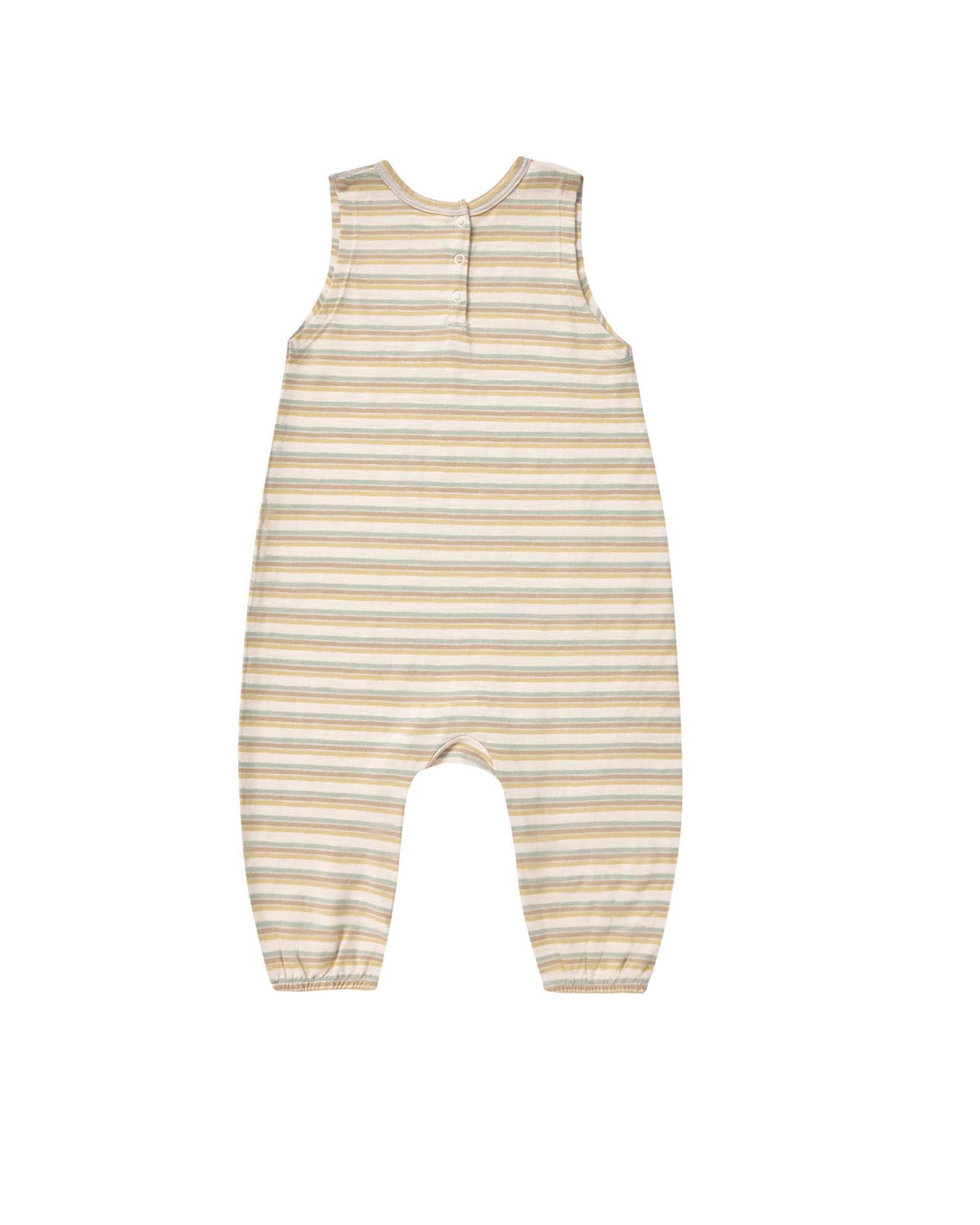 Little rylee + cru baby mills jumpsuit in vintage stripe