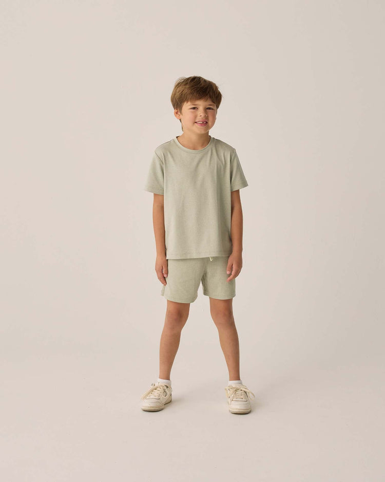 Rylee and Cru Oceanside Tech Short - Heathered Sage Rylee and Cru Oceanside Tech Short - Heathered Sage