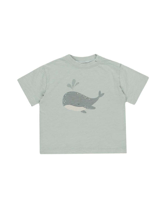 Little rylee + cru baby relaxed tee in whale