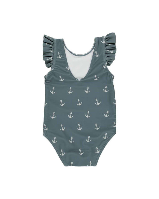 Little rylee + cru baby scoop back onepiece in anchors
