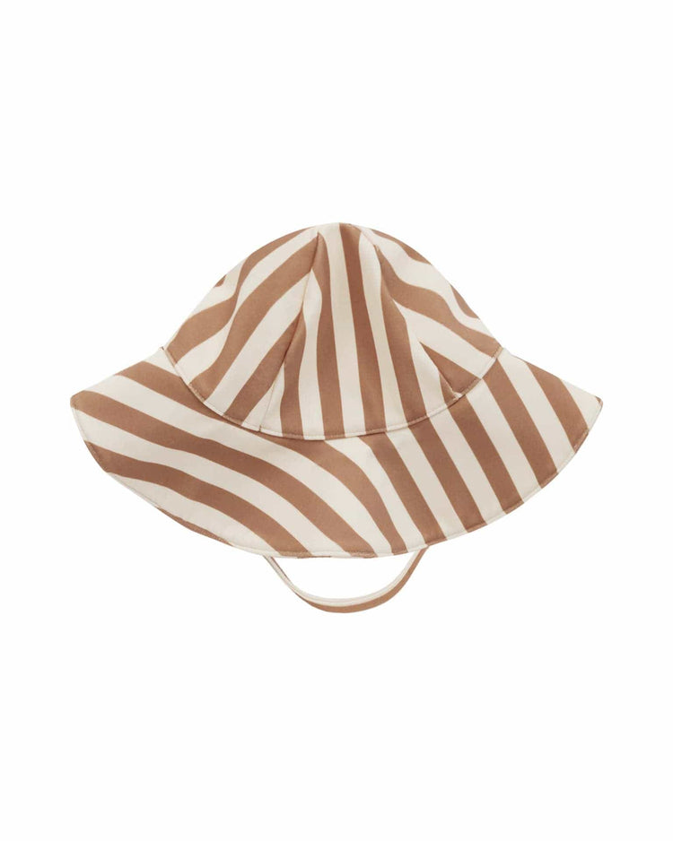 Little rylee + cru accessories sun hat in clay stripe