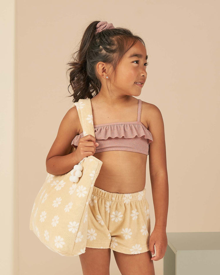 Little rylee + cru accessories terry beach bag in terry daisy
