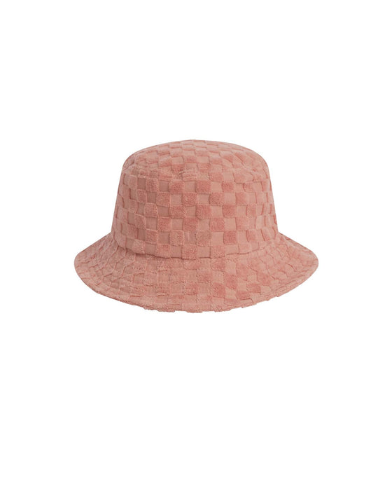 Little rylee + cru accessories terry bucket hat in pink check