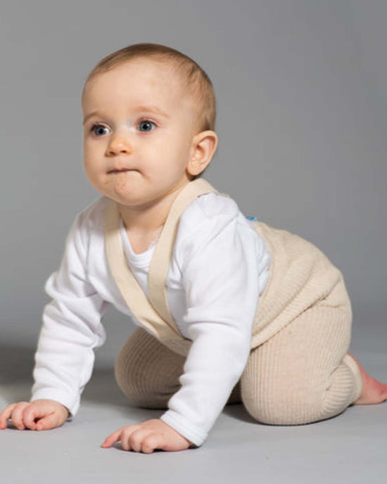 Little silly silas accessories retro footless tights in cream blend
