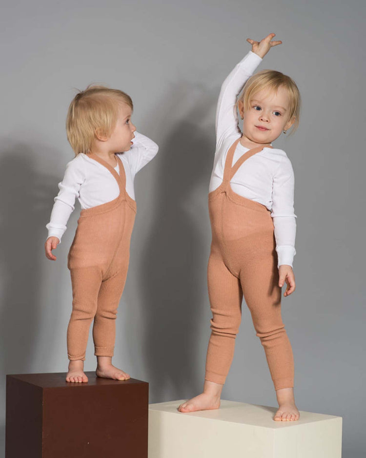 Little silly silas accessories retro footless tights in light brown