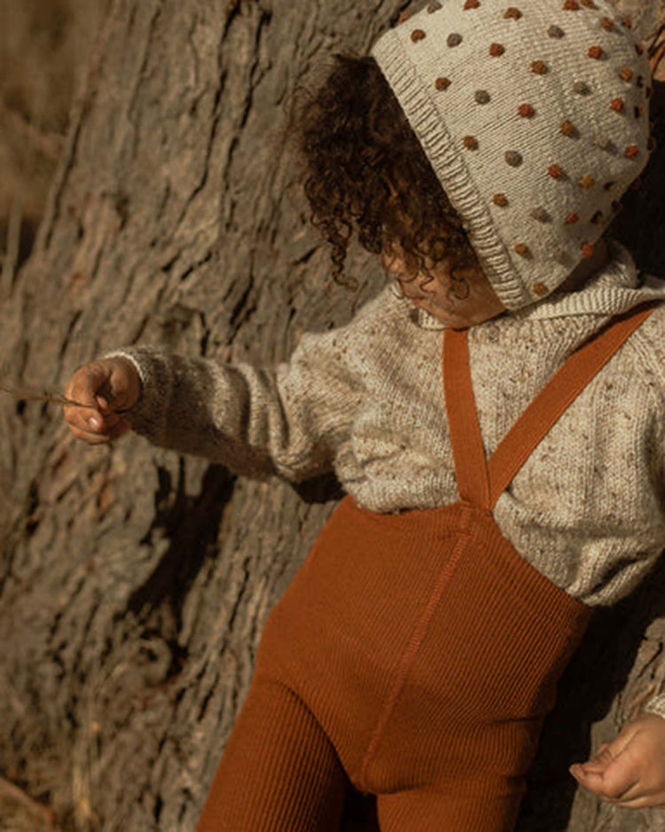 Little silly silas accessories wooly footless tights in ginger