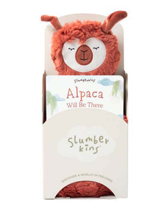 Little slumberkins play alpaca snuggler + lesson book - stress relief