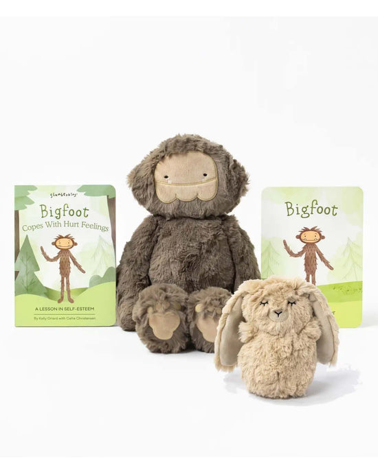 Little slumberkins play bigfoot kin + bunny mini + board book