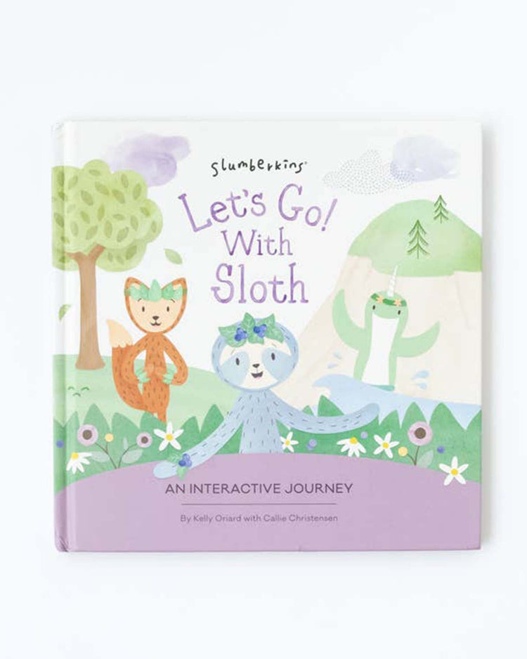 Little slumberkins play blueberry sloth snuggler + interactive book