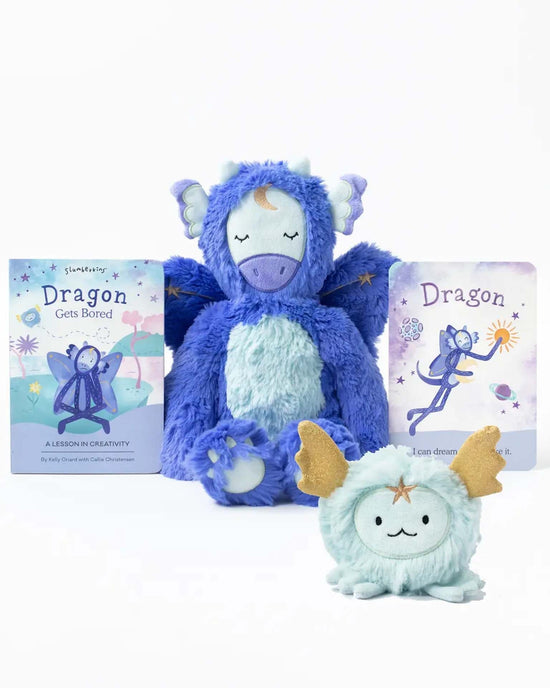 Little slumberkins play dragon kin + floof mini + creativity board book