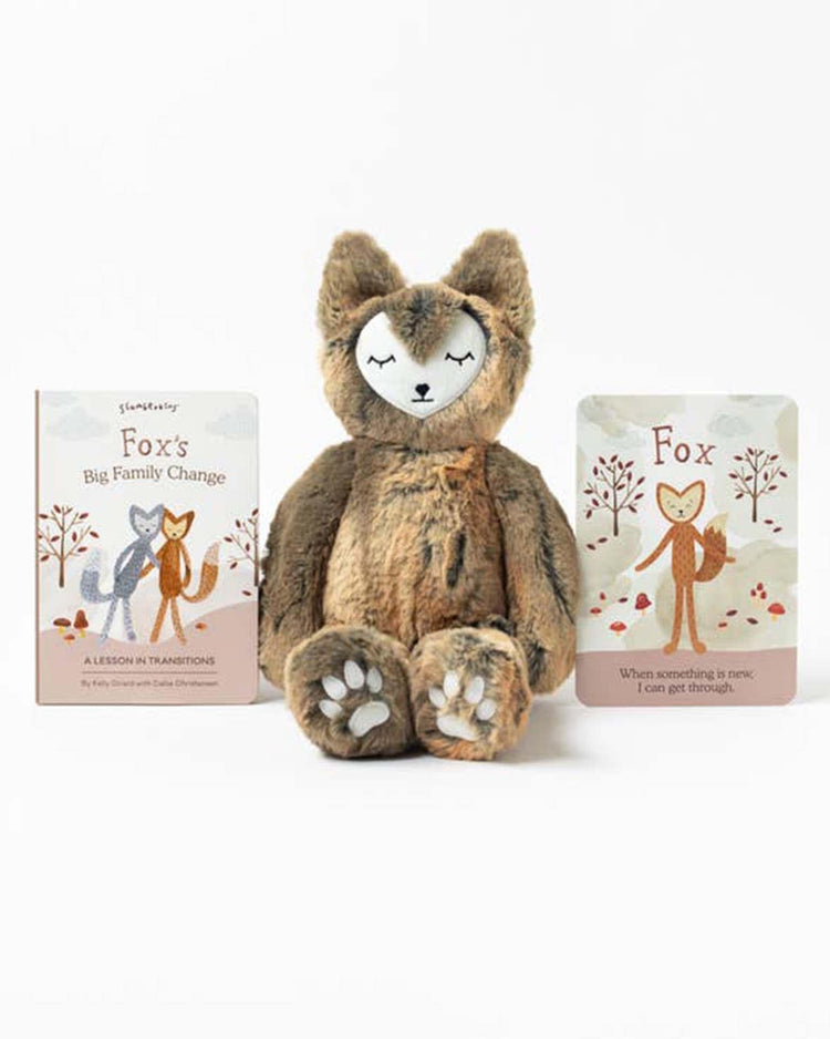 Little slumberkins play fox kin + lesson book - family change