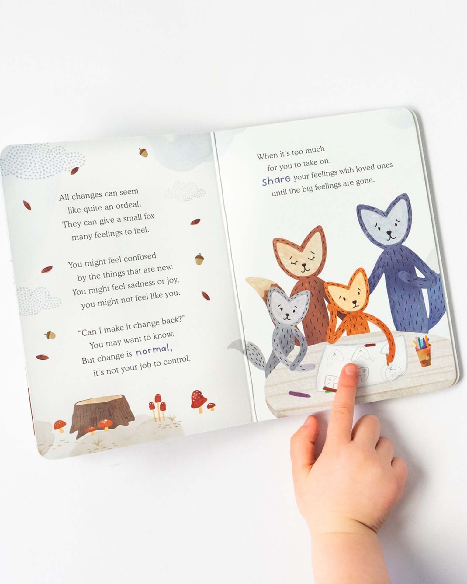 fox kin + lesson book - family change – Little