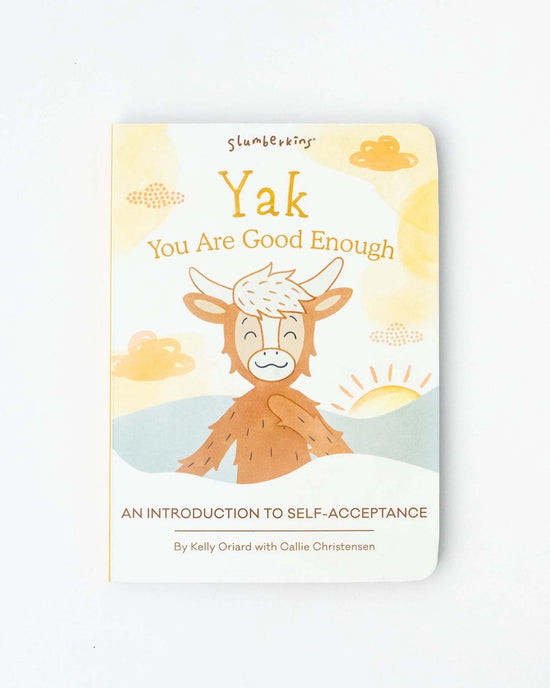 Little slumberkins play ginger yak snuggler + lesson book - self acceptance