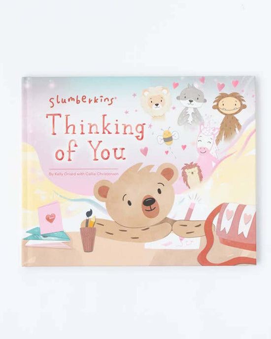 Little slumberkins play honey lion kin + thinking of you book