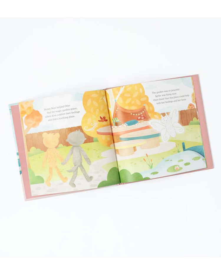 Little slumberkins play otter finds the comfort garden hardcover book