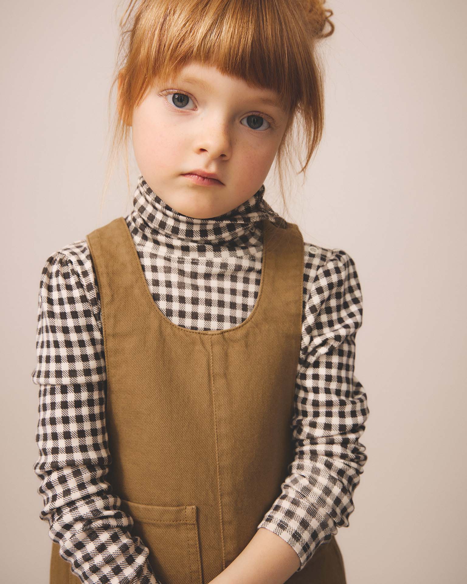 Soor Ploom ピナフォアDelia Pinafore -Brush 8y Delia Pinafore, Brush – Soor Ploom