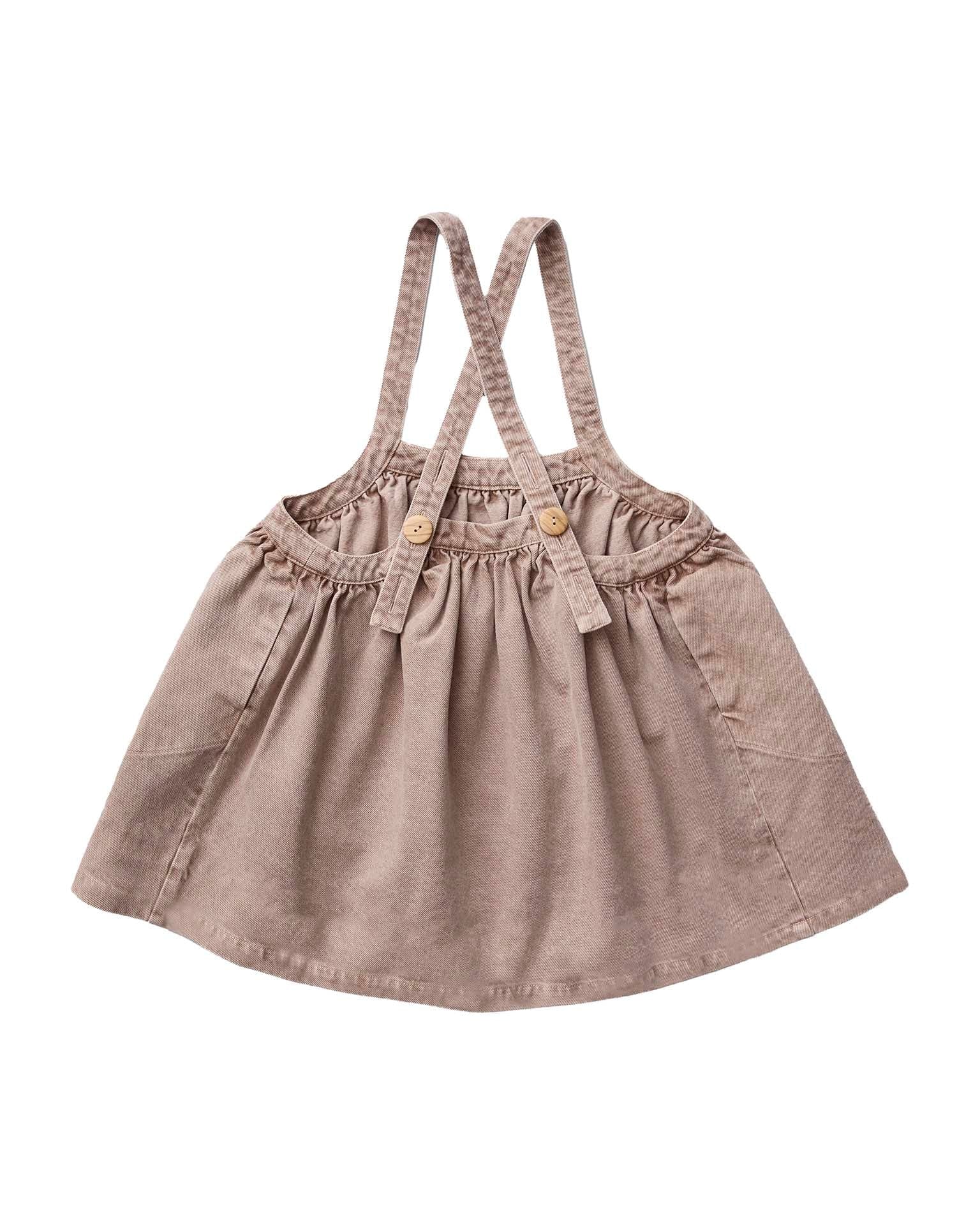 soor ploom eloise pinafore in pedra at Little
