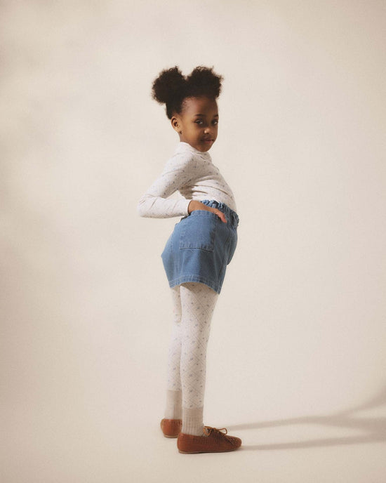 Little soor ploom kids filipa skirt in eco wash