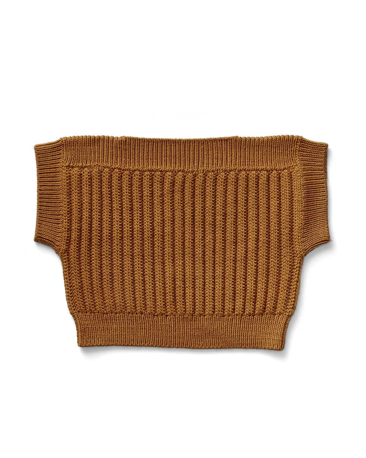 soor ploom margot vest in spice at Little