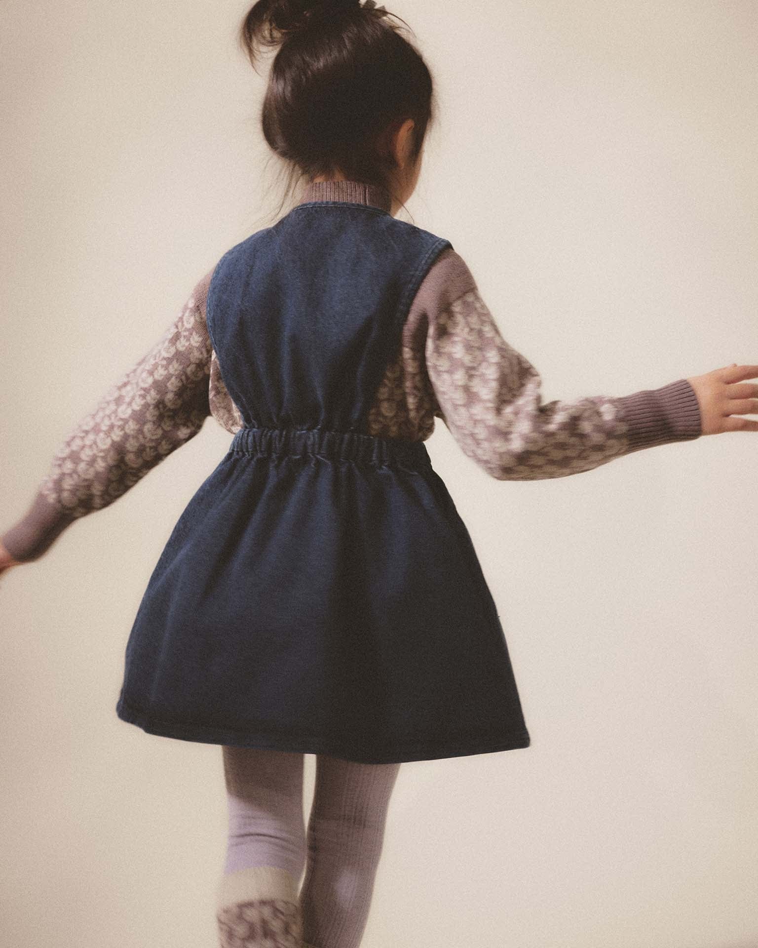 美品 SOOR PLOOM TIPPI PINAFORE Eco Wash 6y Soor Ploom Tippi Pinafore - Kaleidoscope Print – Casp Baby