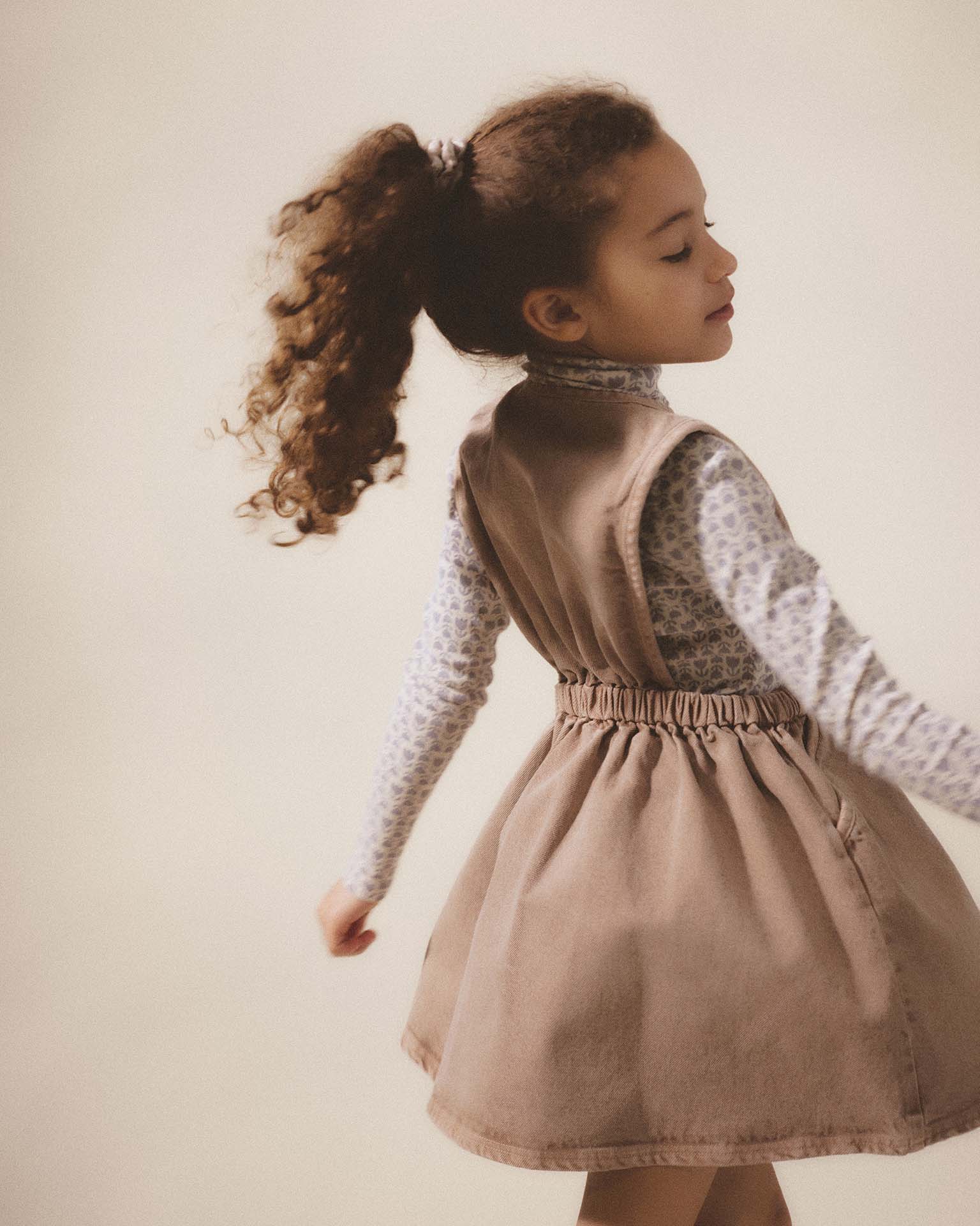 soor ploom TIPPI pinfore Soor Ploom Tippi Pinafore Light Denim 5y