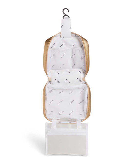Little state bags accessories bensen toiletry kit in gold