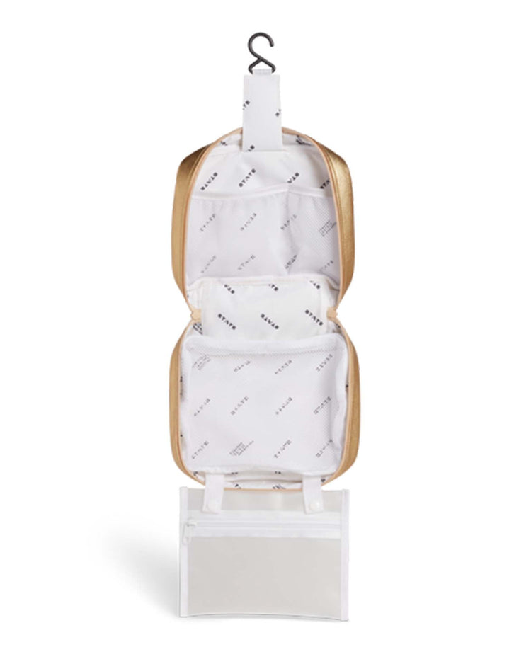 Little state bags accessories bensen toiletry kit in gold